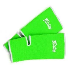 FAIRTEX ANKLE GUARDS MUAY THAI ANKLE SUPPORT - GREEN/WHITE