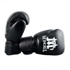 BOXING GLOVES LEATHER BY MONGKOL - BGM01 BLACK