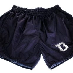 MUAY THAI SHORTS BOOSTER MUAY THAI SHORT RETRO HYBRID BLACK