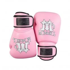 BOXING GLOVES LEATHER BY MONGKOL - BGM01 PINK