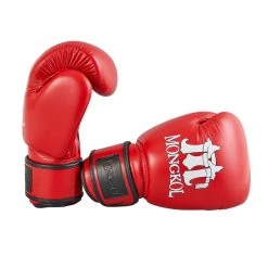 BOXING GLOVES LEATHER BY MONGKOL - BGM01 RED