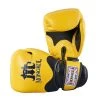 MUAY THAI BOXING GLOVES BREATHABLE BY MONGKOL - YELLOW 2 MUAY THAI BOXING GLOVES BREATHABLE BY MONGKOL - YELLOW