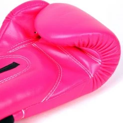 MUAY THAI MICROFIBER BOXING GLOVES FAIRTEX BGV14 - PINK BLACK