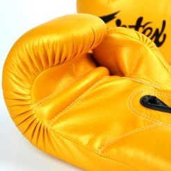MUAY THAI MICROFIBER BOXING GLOVES FAIRTEX BGV14 - YELLOW