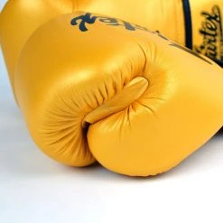 MUAY THAI MICROFIBER BOXING GLOVES FAIRTEX BGV14 - YELLOW