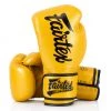 MUAY THAI MICROFIBER BOXING GLOVES FAIRTEX BGV14 - YELLOW
