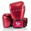MUAY THAI BOXING GLOVES FAIRTEX METALLIC - BGV22 RED