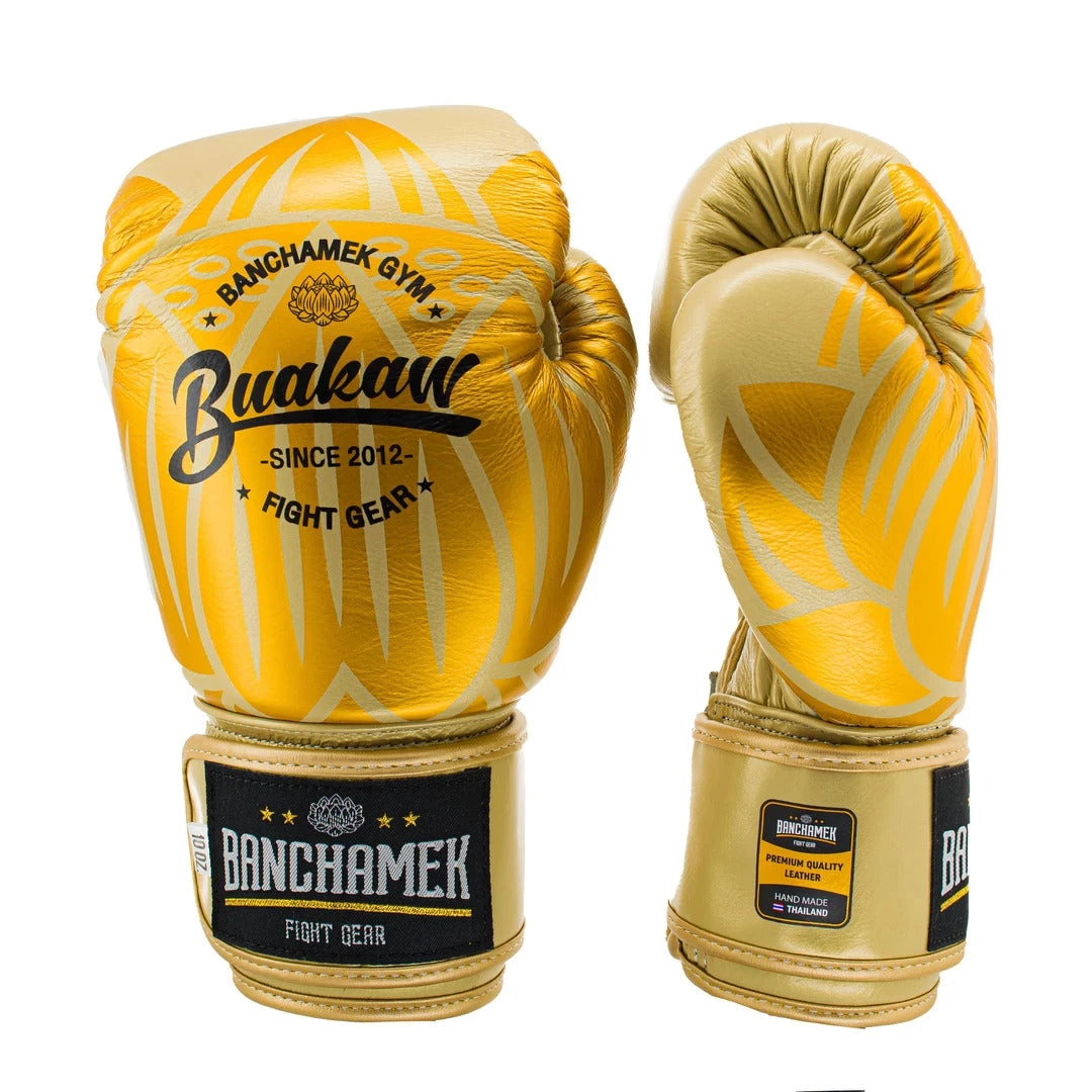BOXING GLOVES BUAKAW BANCHAMEK BGL GL 3 - GOLD 4 BOXING GLOVES BUAKAW BANCHAMEK BGL GL 3 - GOLD
