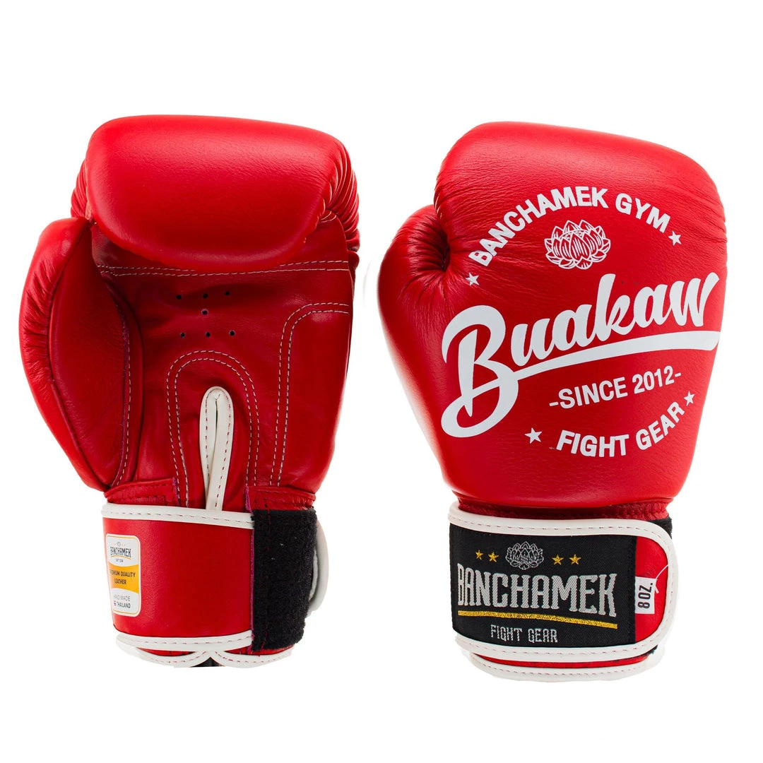 BOXING GLOVES BUAKAW BANCHAMEK - BGL W1 RED 5 BOXING GLOVES BUAKAW BANCHAMEK - BGL W1 RED