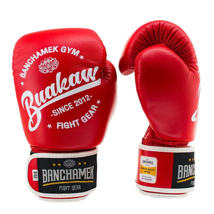BOXING GLOVES BUAKAW BANCHAMEK - BGL W1 RED 3 BOXING GLOVES BUAKAW BANCHAMEK - BGL W1 RED