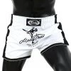 MUAY THAI SHORTS FAIRTEX SLIM CUT BS1707 WHITE