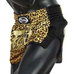 MUAY THAI SHORTS FAIRTEX SLIM CUT BS1709 LEOPARD