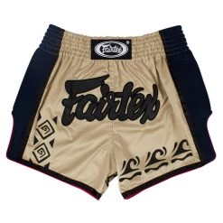 MUAY THAI SHORTS FAIRTEX SLIM CUT BS1713 KHAKI