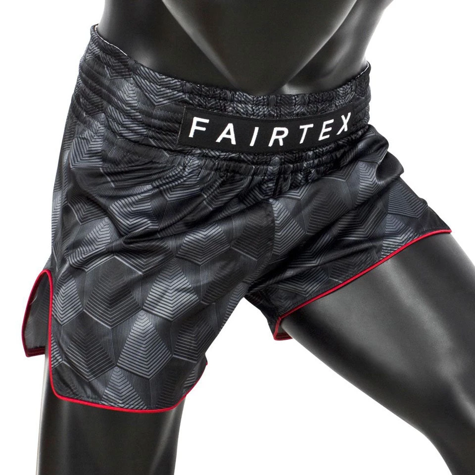 MUAY THAI SHORTS BY FAIRTEX BS1901 STEALTH BLACK 4 MUAY THAI SHORTS BY FAIRTEX BS1901 STEALTH BLACK