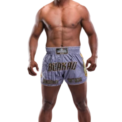 MUAY THAI SHORTS BUAKAW BANCHAMEK BSH - SILVER