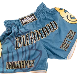 MUAY THAI SHORTS BUAKAW BANCHAMEK BSH - NAVY BLUE