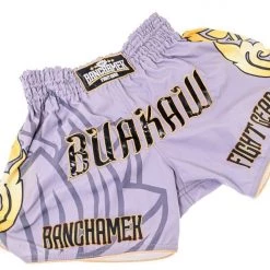 MUAY THAI SHORTS BUAKAW BANCHAMEK BSH - SILVER