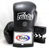 FAIRTEX BOXING GLOVES MEXICAN STYLE LACE UP BGL7 - BLACK
