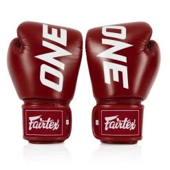 FAIRTEX BOXING GLOVES ONE CHAMPIONSHIP BGV1 - RED