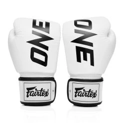 FAIRTEX BOXING GLOVES ONE CHAMPIONSHIP BGV1 - WHITE