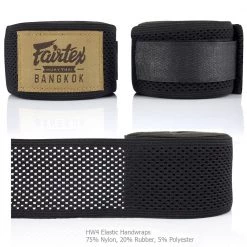 HAND WRAPS MESH FAIRTEX BLACK HW4