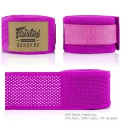 FAIRTEX HAND WRAPS MESH PINK HW4 Handwraps