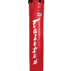 FAIRTEX PUNCHING BAG HB6 6FT MUAY THAI BANANA BAG (UNFILLED) - RED