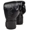 MUAY THAI MICROFIBER BOXING GLOVES FAIRTEX SUPER BLACK - BGV14SB