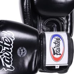 MUAY THAI BOXING GLOVES FAIRTEX - BGV1 BLACK