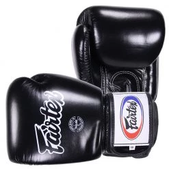 MUAY THAI BOXING GLOVES FAIRTEX - BGV1 BLACK