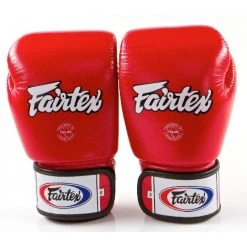 MUAY THAI BOXING GLOVES FAIRTEX - BGV1 RED