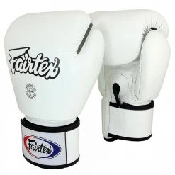 MUAY THAI BOXING GLOVES FAIRTEX - BGV1 WHITE