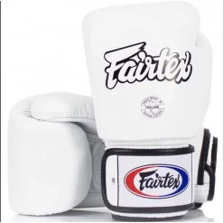MUAY THAI BOXING GLOVES FAIRTEX - BGV1 WHITE