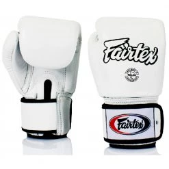 MUAY THAI BOXING GLOVES FAIRTEX - BGV1 WHITE