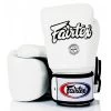 MUAY THAI BOXING GLOVES FAIRTEX - BGV1 WHITE
