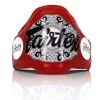 FAIRTEX BELLY PADS LEATHER BPV2 - RED COACHING
