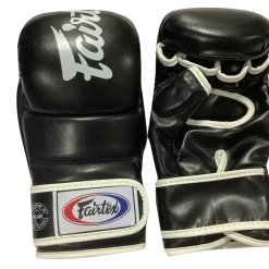 MMA GLOVES BY FAIRTEX FGV18 SUPER SPARRING BLACK