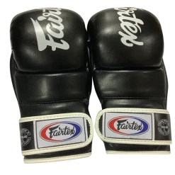 MMA GLOVES BY FAIRTEX FGV18 SUPER SPARRING BLACK