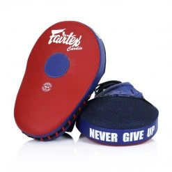 COACHING FAIRTEX FOCUS MITTS FMV13 MICRO FIBER - RED/BLUE