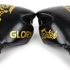 MUAY THAI BOXING GLOVES FAIRTEX BGVG1 GLORY BLACK