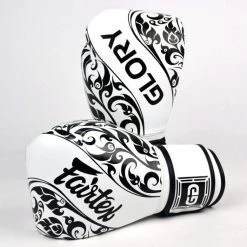 MUAY THAI BOXING GLOVES FAIRTEX GLORY - BGVG2 WHITE 7 MUAY THAI BOXING GLOVES FAIRTEX GLORY - BGVG2 WHITE