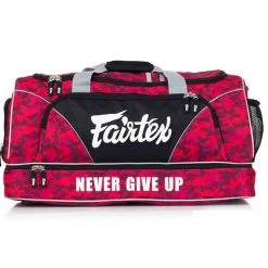 GYM BAG FAIRTEX HEAVY DUTY BAG 2 - CAMO RED