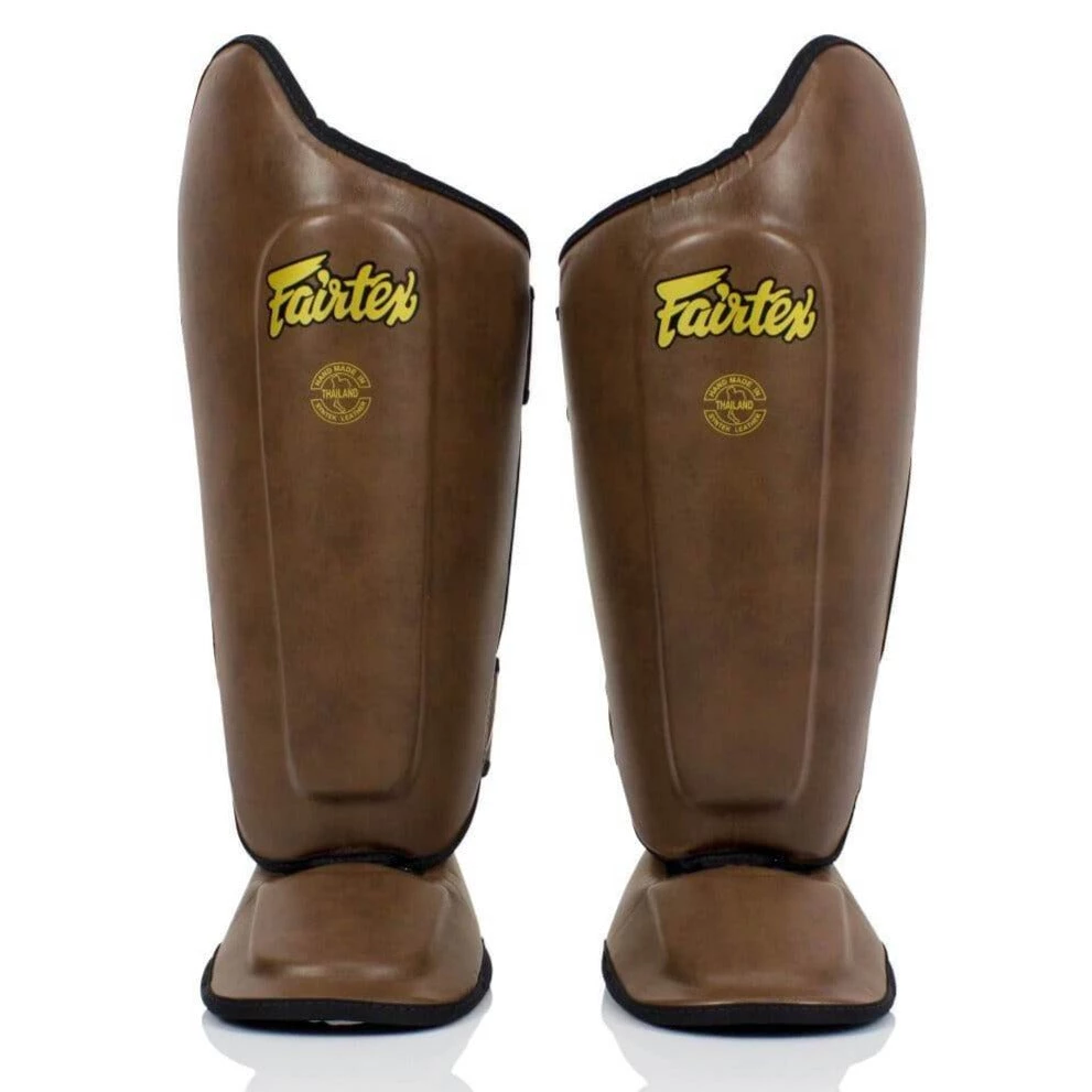FAIRTEX SHIN GUARDS SP8 - BROWN 3 FAIRTEX SHIN GUARDS SP8 - BROWN