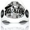 FAIRTEX BELLY PADS LEATHER BPV2 - WHITE COACHING 2 FAIRTEX BELLY PADS LEATHER BPV2 - WHITE COACHING