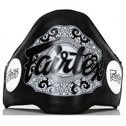 FAIRTEX BELLY PAD LEATHER BPV2 - BLACK