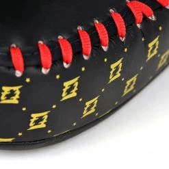 MUAY THAI PADS FAIRTEX SMALL CURVED LIGHT WEIGHT - KPLC6 BLACK/GOLD