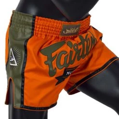 MUAY THAI SHORTS FAIRTEX SLIM CUT BS1705 ORANGE