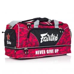 GYM BAG FAIRTEX HEAVY DUTY BAG 2 - CAMO RED