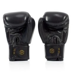FAIRTEX BOXING GLOVES DELUXE TIGHT-FIT BGV19 - BLACK