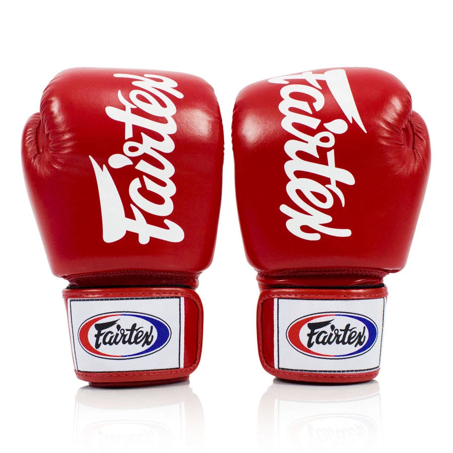 FAIRTEX BOXING GLOVES DELUXE TIGHT-FIT BGV19 - RED 4 FAIRTEX BOXING GLOVES DELUXE TIGHT-FIT BGV19 - RED